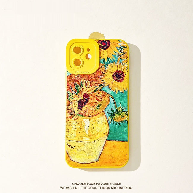 Sunflower IPhone14 Phone Case Silicone Phone Case Main Image