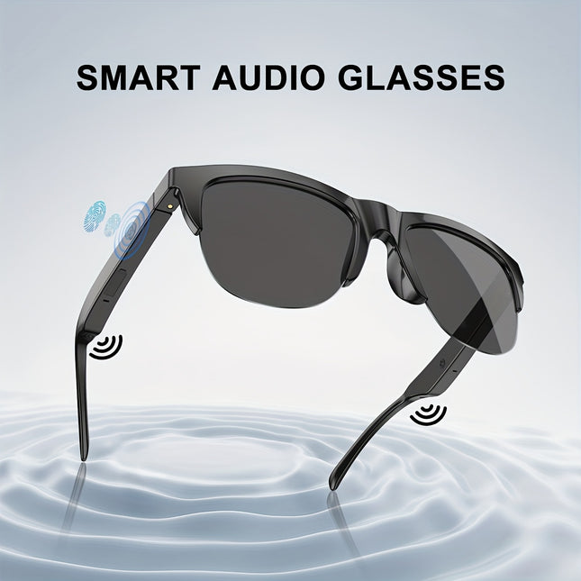 Wireless Smart Audio Glasses With Touch Control Microphone
