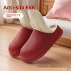 EVA Autumn And Winter Warm Waterproof Toe Cap Shock Absorption Thick Cotton Shoes
