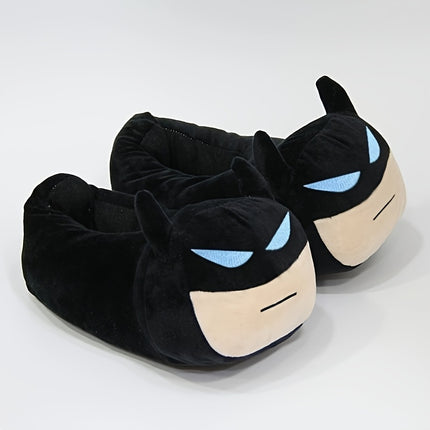 Women's Cartoon Monster Slippers Plush Fabric Blue Eyes