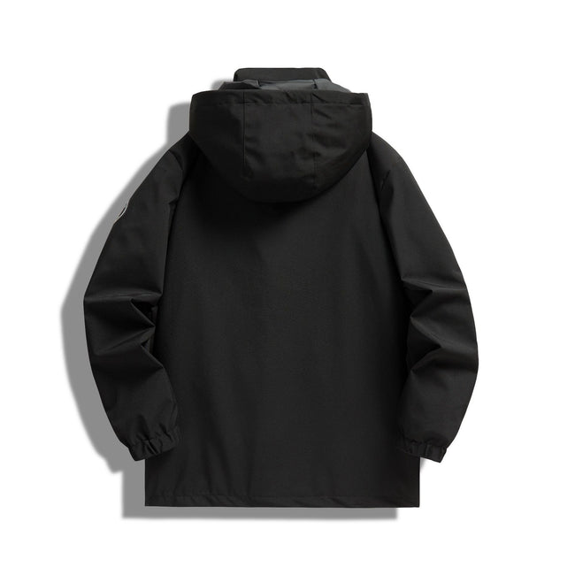 Warm Hooded Outdoor Jacket Coat Jacket For Work Printed Label High Sense Coat Jacket Main Image