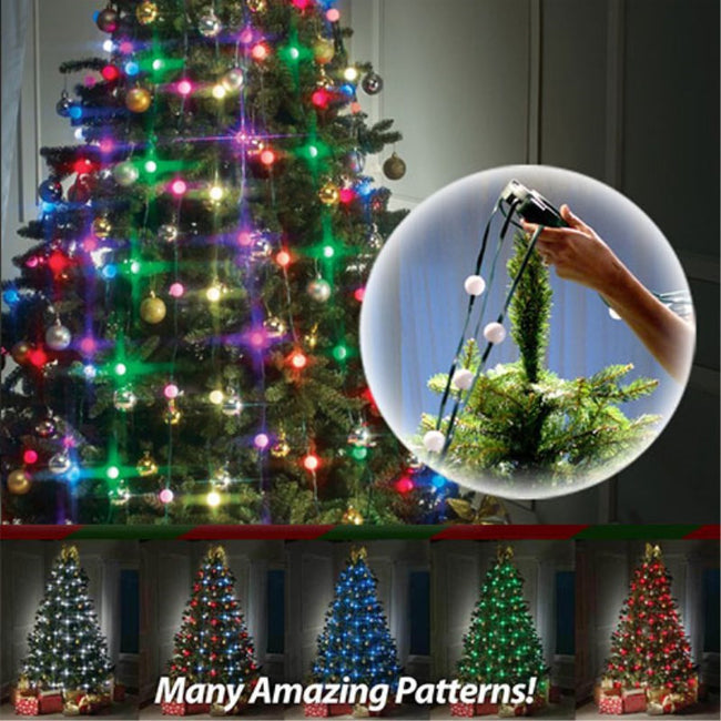 64 Light Dazzler Shower Tree Light Show Of Christmas Tree Main Image