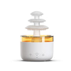 New Cloud Rain Air Humidifier Essential Oil Aromatherapy Diffuser USB Mute Mist Air Humidifier With Colorful Light