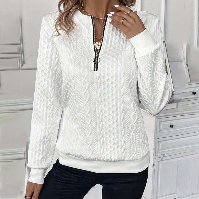 European And American Zipper Sweater Women's Coat Cardigan Main Image