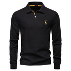 Lapel Casual Solid Color Polo Shirt