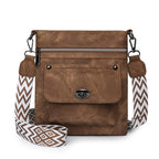 One Shoulder New Double Zipper Leisure Crossbody Bag