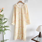 Long Sleeve Nightdress Thin Loose Soft Home