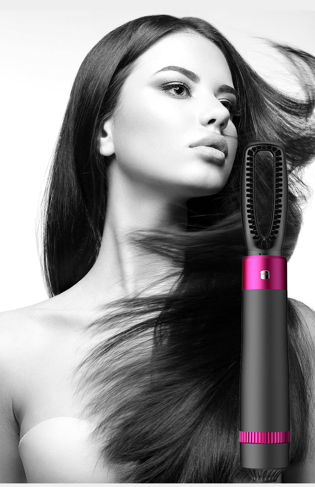Professional 5 In 1 Hair Dryer Brush Dryer And Straightening Brush Electric Hair Styling Tool Automatic Hair Curler Beauty Supplies Gadgets Hover Image