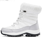Winter Fleece-lined Thicker Non-slip Cotton-padded Shoes Outdoor Middle Boots