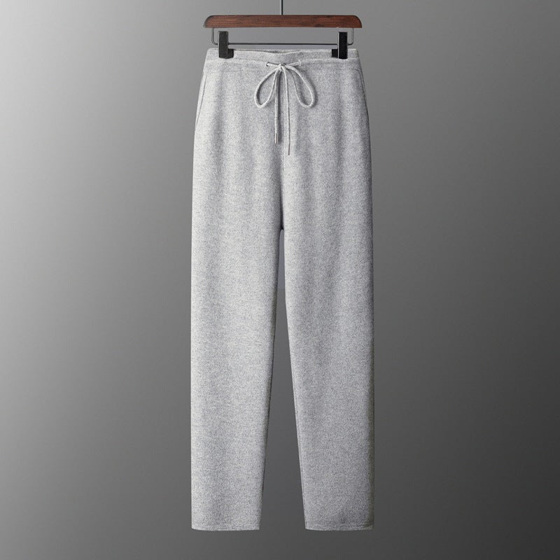 Men's Wool Coat Casual Pants Suit