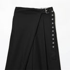 Temperament Women's Clothing Wrap Design Blended Pants