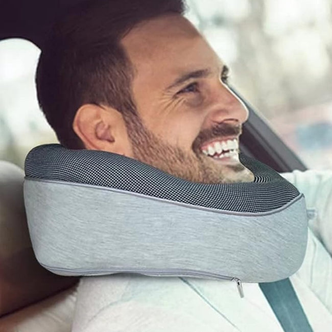 Travel Neck Pillow Non-Deformed Airplane Pillow Travel Neck Cushion Durable U-Shaped Travel Memory Cotton Nap Neck Pillow Main Image