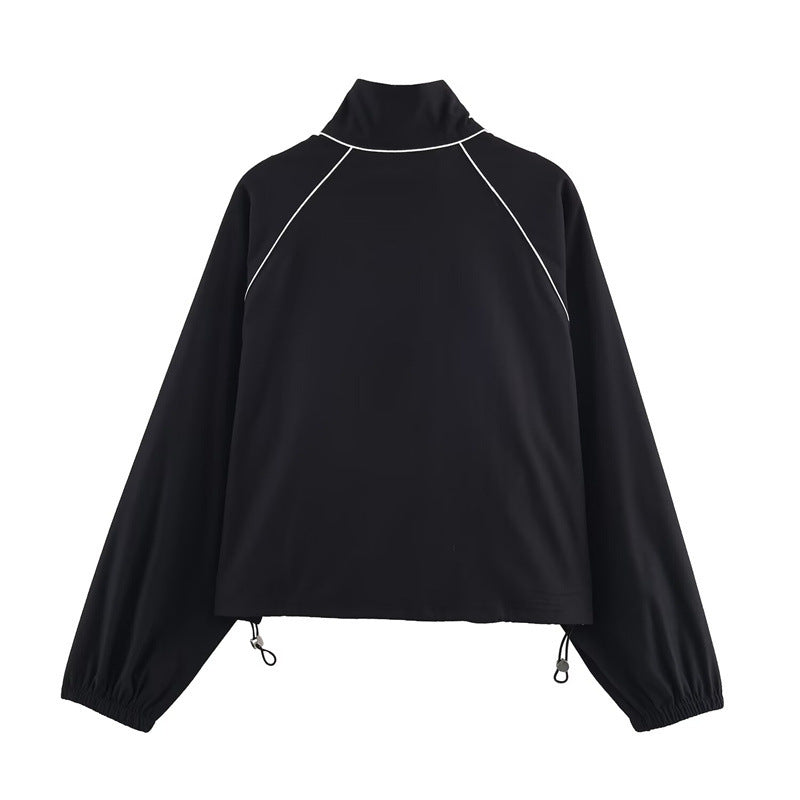 Women's Nylon Puffy Jacket Coat