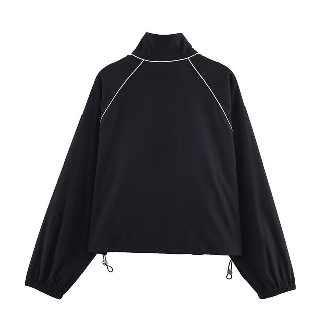 Women's Nylon Puffy Jacket Coat Main Image