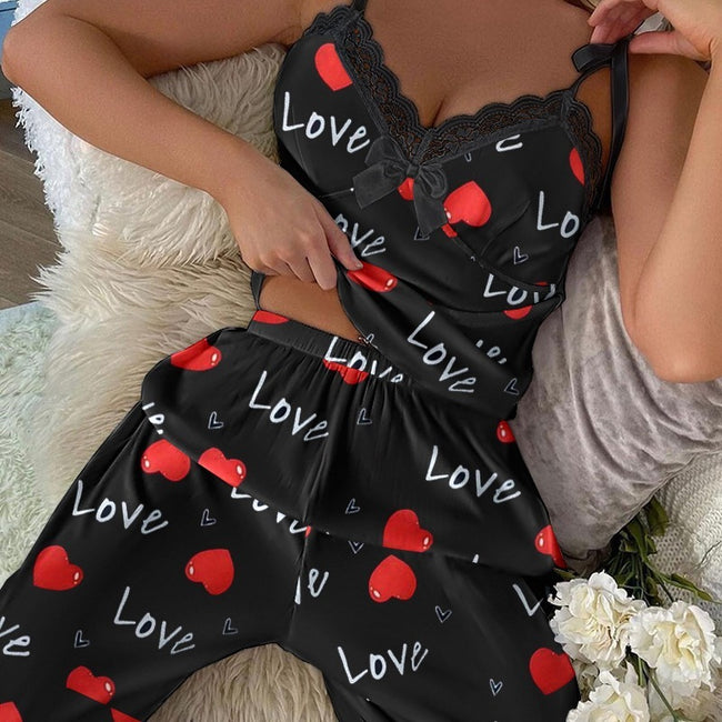 Women's Summer Casual Sling Pajamas Hover Image