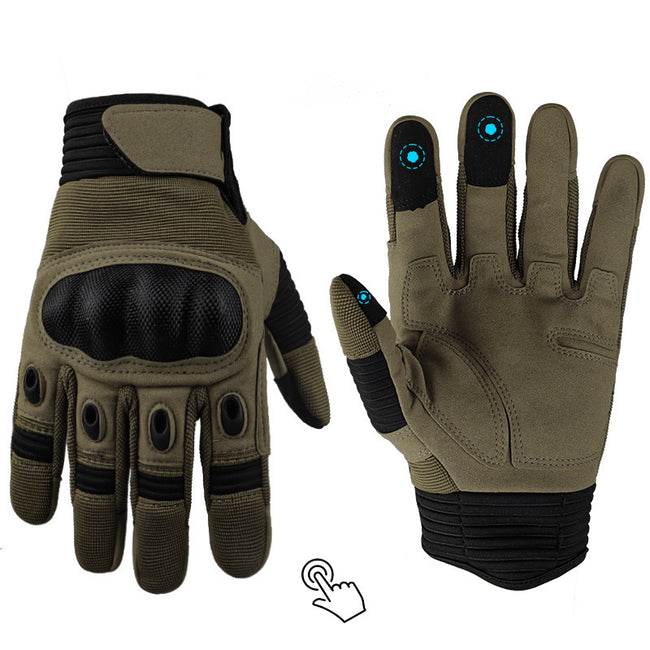Touch Screen Military Fans Tactical Full Finger Motorbike Gloves Main Image