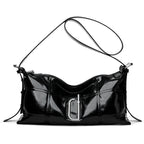 New Pillow Bag Oil Wax Leather Crack Soft Tote Crossbody