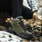 Outdoor High-top Hiking Shoes Waterproof Hiking
