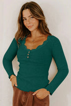 Lace Stitching Lace Collar Slim-fit Long Sleeve Women