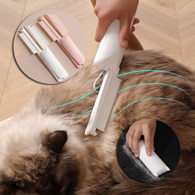 Pet Groomer Pet Hair Removal Brush Cat Grooming Brush Dog Cat Massage Epilator To Remove Floating Hair Cat Hair Dog Pet Supplies Hover Image
