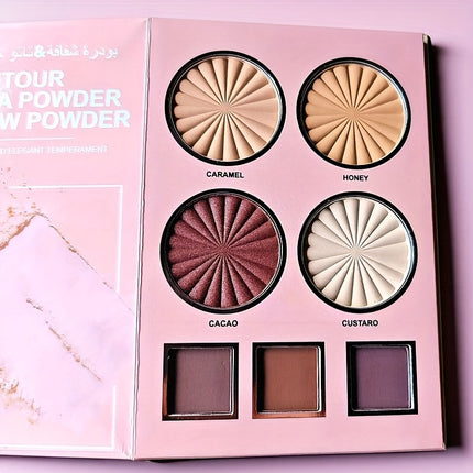 43 Color Fashion Book Eyeshadow Palette Matte Blush Set