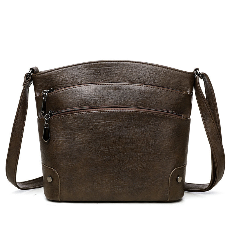 Middle-aged And Elderly Bucket Bag Multi-layer Large Capacity Hot Sale