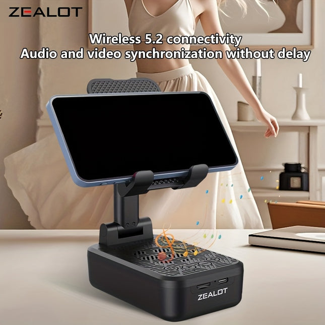 Zealot Z7 Wireless Speaker Phone Holder Dual Pairing USB C