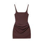 Women's Sexy Sleeveless Sheath Tied Dress