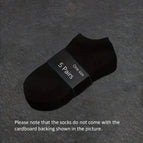 5pairs Black / One-size