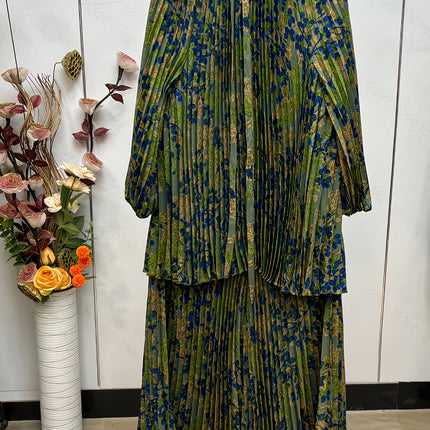 Ramadan 2025 Elegant Loose Fit Floral Set Spring And Autumn