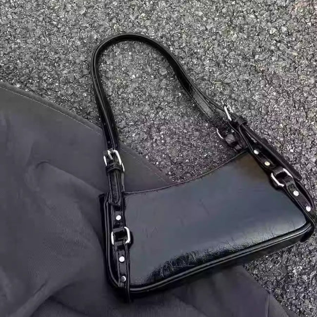 Hot Girl Locomotive Style All-matching Shoulder Bag Main Image