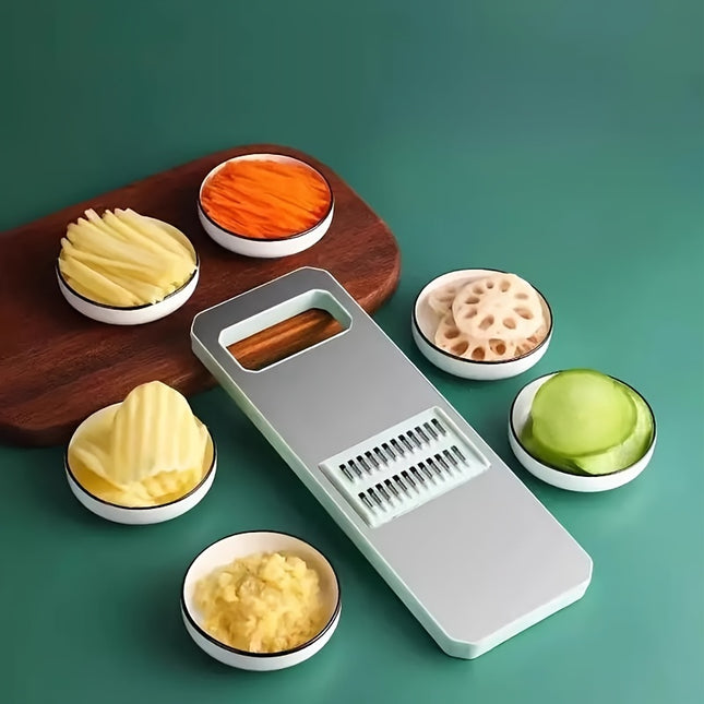 Stainless Steel Slicer And Grater Interchangeable Blades
