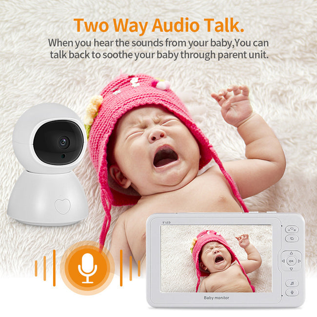 5-inch Baby Monitor Surveillance Camera Hover Image