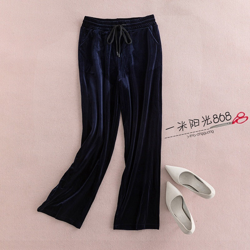 Black Pleuche Temperament Slim Fashion Velvet Suit