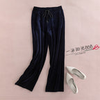 Black Pleuche Temperament Slim Fashion Velvet Suit