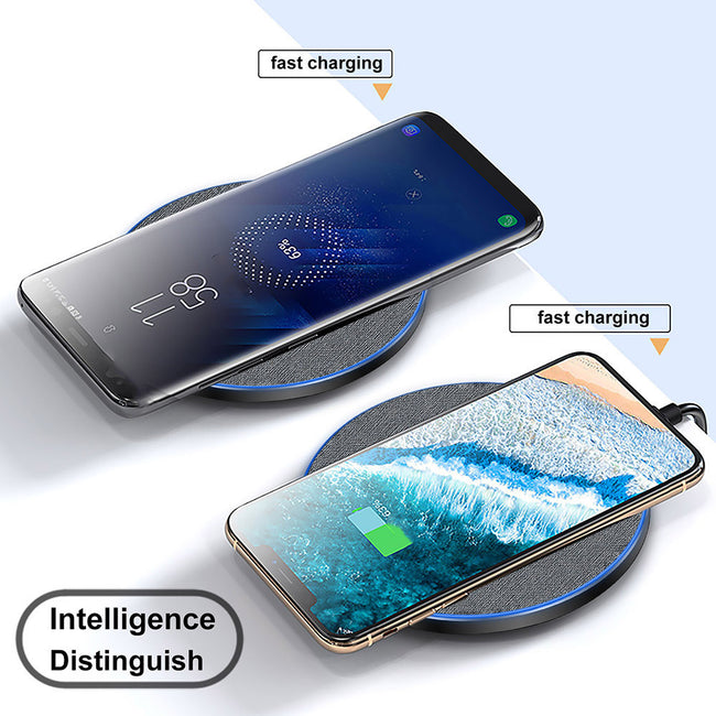 Fabric Disc Wireless Charger 20W Fast Charge Main Image