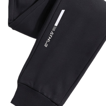Mens All Season Casual Pants With Reflective Letter Print