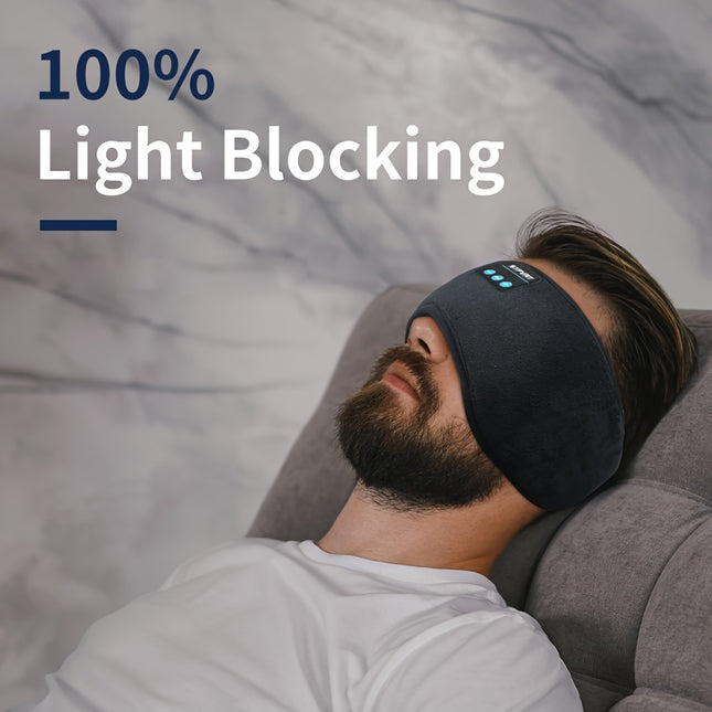 Wireless Sleep Mask With Built In Speaker Travel Meditation