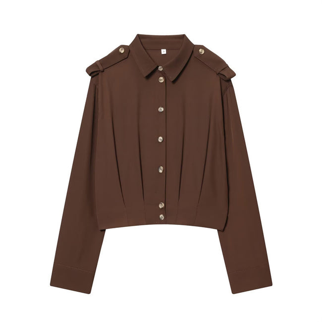 Women's Fashionable All-match Shoulder Strap Shirt Hover Image