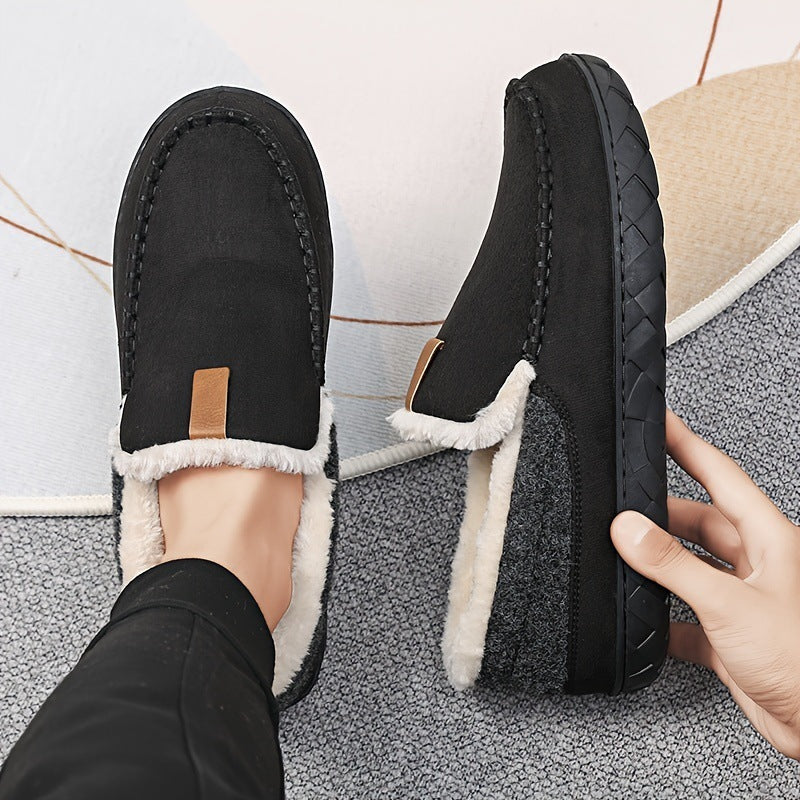 Couple's Thickened Home Slippers Minimalist Casual Style