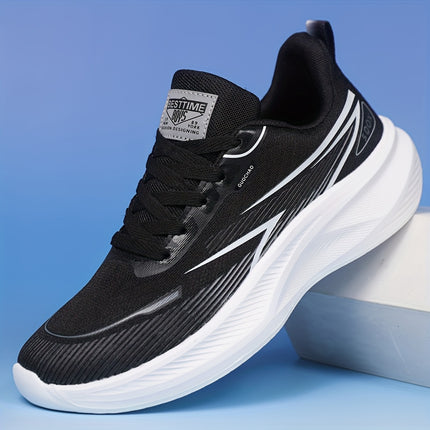 Unisex Breathable Running Shoes Cushioned Black Non Slip
