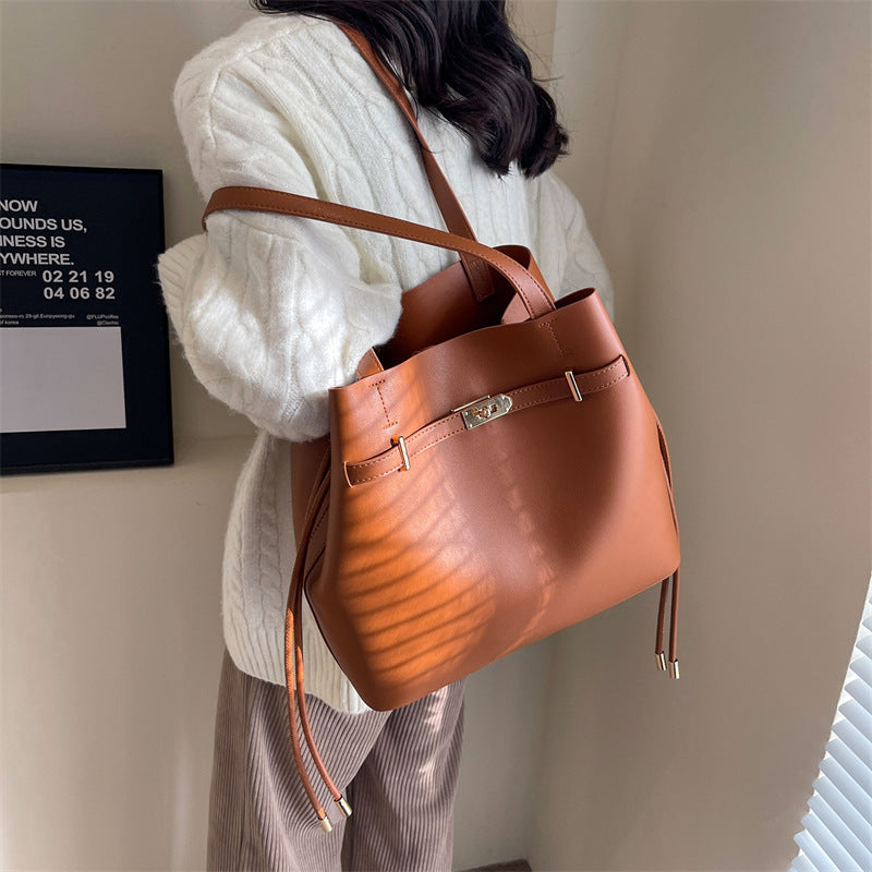 New Large Capacity Fashion All-match Korean Style Trendy Simplicity Messenger Bag