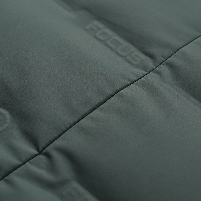 Winter Men's Cold-proof Down Jacket Coat Suit Scarf Collar