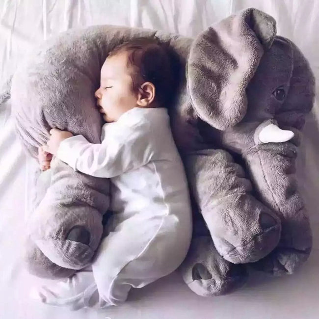 Soft Comfort Elephant Plush Toy  Accompany Sleeping Baby Sleep Child Pillow Leather Shell Hover Image