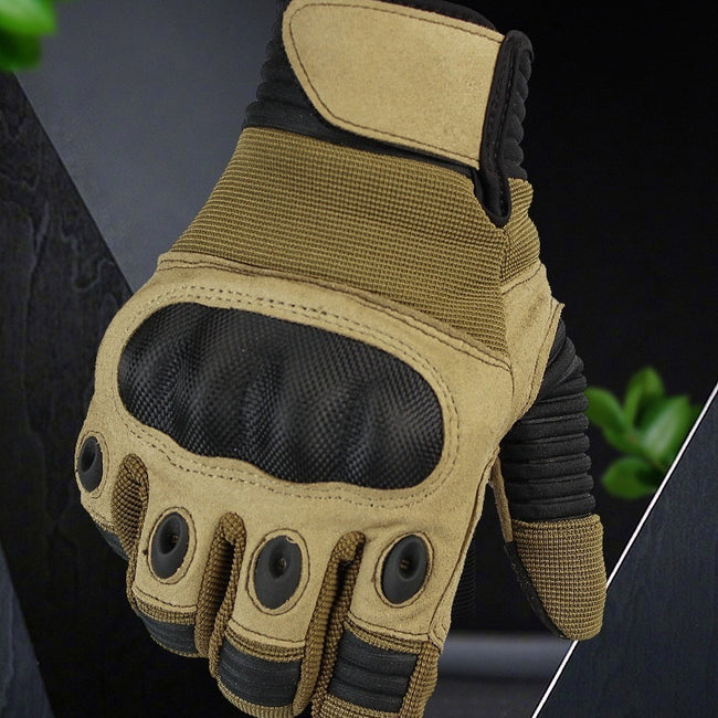 Touch Screen Military Fans Tactical Full Finger Motorbike Gloves Hover Image