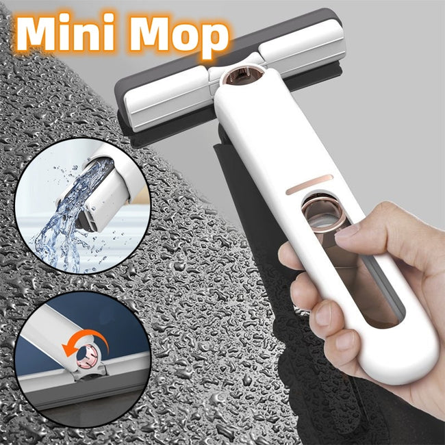 Mini Mops Floor Cleaning Sponge Squeeze Mop Household Cleaning Tools Home Car Portable Wiper Glass Screen Desk Cleaner Mop Hover Image
