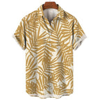 Breathable Quick-drying Casual Sports Short Sleeve 3D Printing Flower