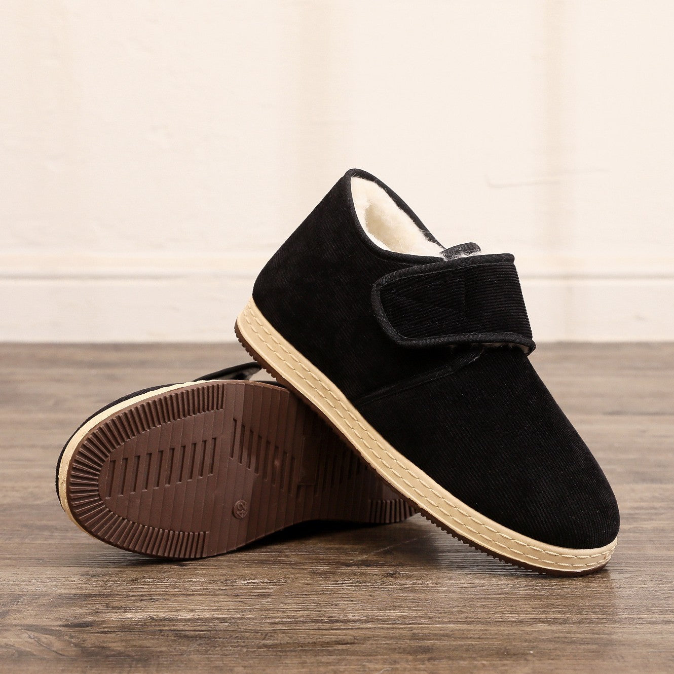 Soft Soled Velvet Thick Cotton Shoes Leisure Warm Comfortable