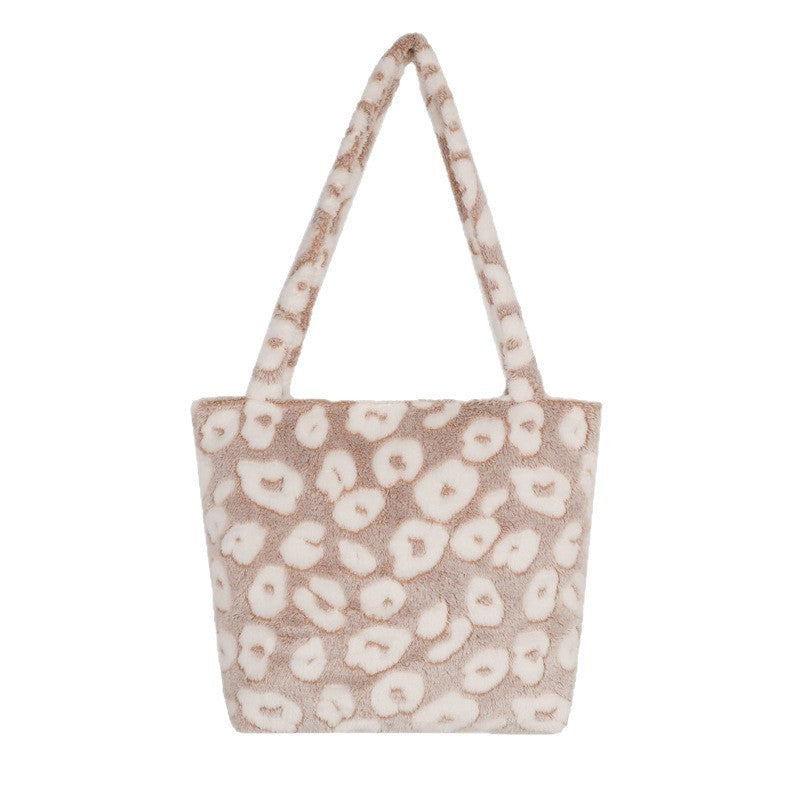 Printing Color Contrast Casual Simple Large Capacity Shoulder Bag