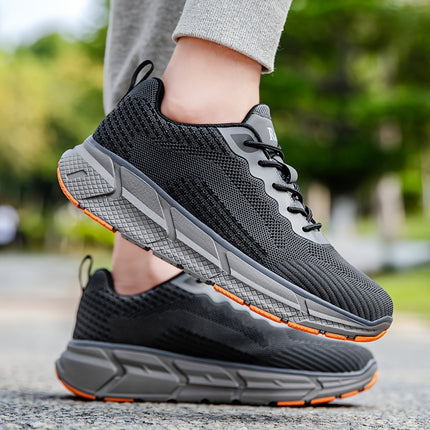 Unisex Lightweight Knit Sneakers Breathable EVA Sole Running